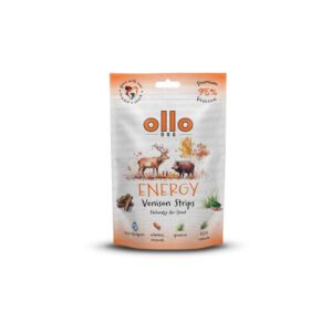 Przysmaki dla psa OLLO Air Dried Energy Strips dziczyzna 80g