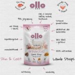 Przysmaki dla psa OLLO Air Dried Skin & Coat Strips jagnięcina 80g