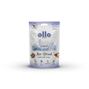 Przysmaki dla psa OLLO Air Dried soft cubes jagnięcina 80g