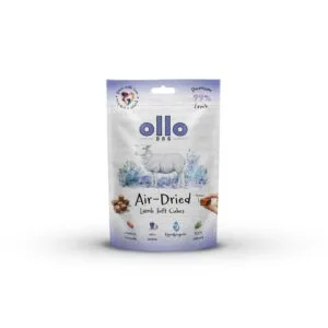 Przysmaki dla psa OLLO Air Dried soft cubes jagnięcina 80g