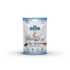 Przysmaki dla psa OLLO Air Dried soft sticks królik 80g