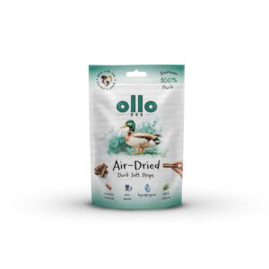Przysmaki dla psa OLLO Air Dried strips kaczka 80g