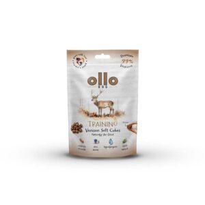 Przysmaki dla psa OLLO Air Dried training soft cubes dziczyzna 80g