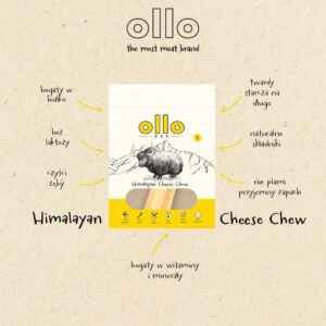 Przysmaki dla psa OLLO ser himalajski S 50g