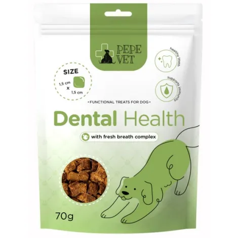 Przysmaki dla psa PEPE VET dental health 70g