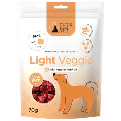 Przysmaki dla psa PEPE VET light veggie 70g Przysmaki dla psa PEPE VET light veggie 70g