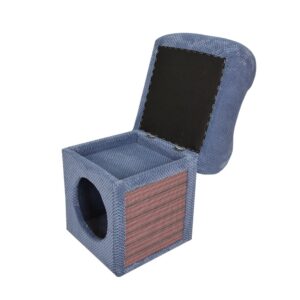 Drapak dla kota MAKSPOL 3 w 1 pufa otwierana różne kolory 35x42x40cm