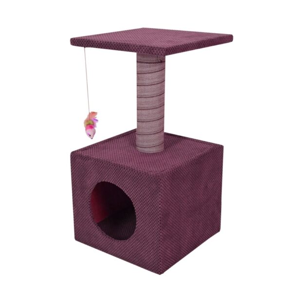 Drapak dla kota MAKSPOL kostka różne kolory 55x55x120cm Drapak dla kota MAKSPOL kostka różne kolory 55x55x120cm