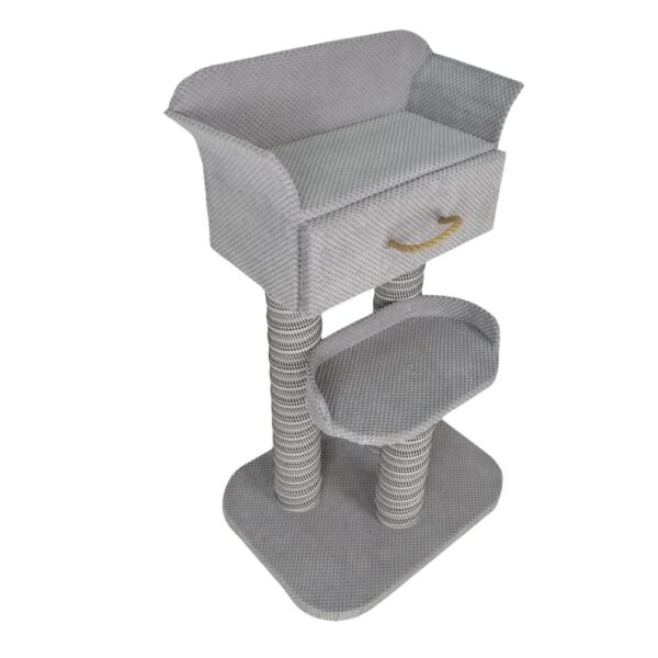 Drapak dla kota MAKSPOL lord z szufladą różne kolory 40x50x86cm