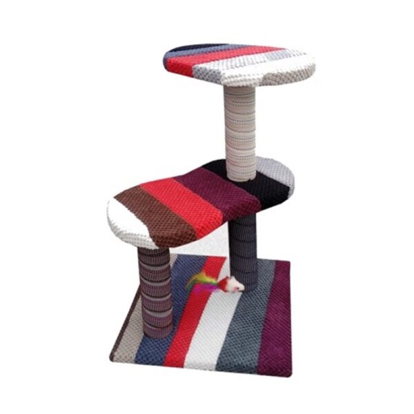 Drapak dla kota MAKSPOL mix różne kolory 35x35x54cm Drapak dla kota MAKSPOL mix różne kolory 35x35x54cm