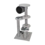 Drapak dla kota MAKSPOL nr 5 mini z łapkami różne kolory 40x40x85cm