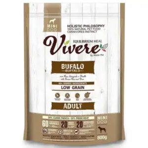 Karma dla psa VIVERE mini bawół 800g