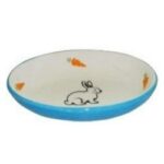 Miska ceramiczna YARRO owalna niebieska 13x9x2.5cm