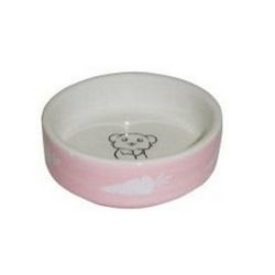 Miska ceramiczna dla małych gryzoni YARRO różowa 8.5x3cm