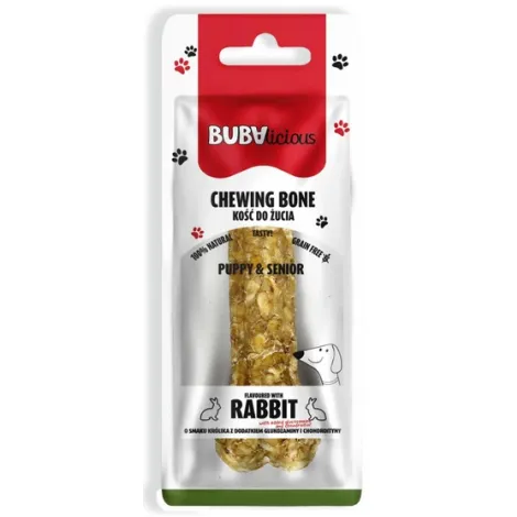 Przysmaki dla psa BUBA królik z glukozaminą i chondroityny puppy senior 17cm