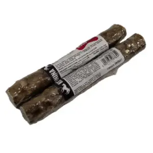 Przysmaki dla psa BUBA ze skóry końskiej z konopią 15cm 1 szt.