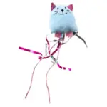 Zabawka dla kota BUBA kot ze wstążkami