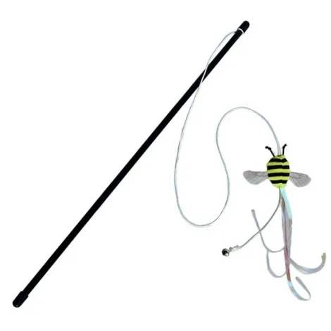 Zabawka dla kota BUBA wędka z pszczołą 46cm Zabawka dla kota BUBA wędka z pszczołą 46cm