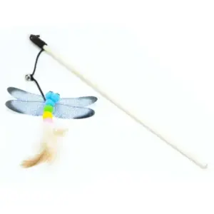 Zabawka dla kota BUBA wędka z ważką 40cm