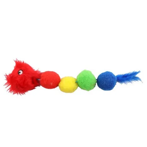 Zabawka dla kota BUBA z koralikami pluszowymi 22x6x3cm Zabawka dla kota BUBA z koralikami pluszowymi 22x6x3cm