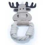 Zabawka dla psa BUBA eco-line łoś skurzany ze sznurem 28x12x5cm