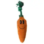 Zabawka dla psa BUBA marchewka pluszowa ze sznurem 6x28x5cm