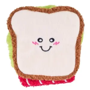 Zabawka dla psa BUBA pluszowa sandwich 14x14x6cm