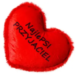 Zabawka dla psa BUBA pluszowe serce najlepsi przyjaciel 13x11x4cm