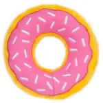 Zabawka dla psa BUBA pluszowy donut truskawkowy 18x18x4cm