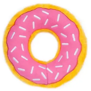Zabawka dla psa BUBA pluszowy donut truskawkowy 18x18x4cm