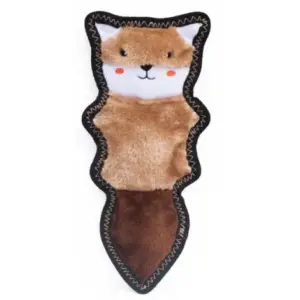 Zabawka dla psa BUBA wiewiórka z obszyciami i piszczałkami 30x14x2cm