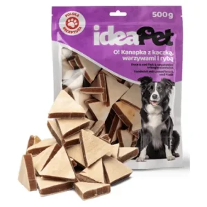 Przysmaki dla psa IDEAPET kanapka z kaczką warzywami i rybą 500g
