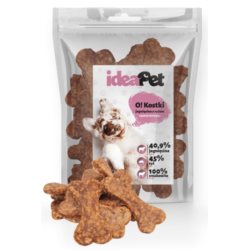 Przysmaki dla psa IDEAPET kostki jagnięciny i ryżu 9cm 500g