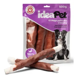 Przysmaki dla psa IDEAPET mega pałeczki z kaczki 500g