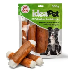Przysmaki dla psa IDEAPET pałeczki z królika XL 500g