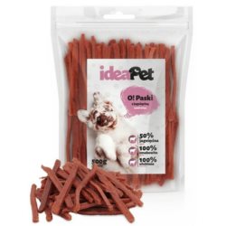 Przysmaki dla psa IDEAPET paski z jagnięciną 500g