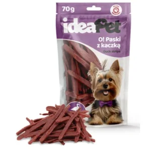 Przysmaki dla psa IDEAPET paski z kaczki 70g