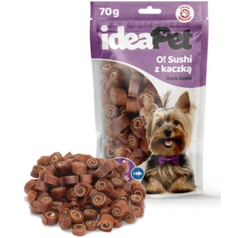 Przysmaki dla psa IDEAPET sushi z kaczki 70g