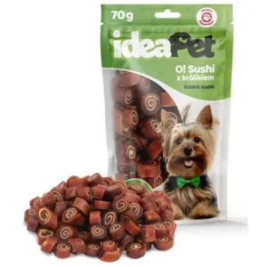Przysmaki dla psa IDEAPET sushi z królika 70g