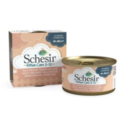 Karma dla kota SCHESIR kitten kurczak aloes w galarecie 85g