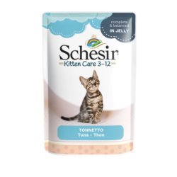 Karma dla kota SCHESIR kitten tuńczyk w galaretce 85g