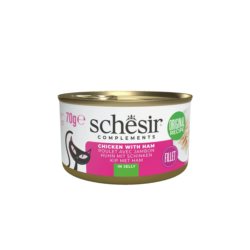 Karma dla kota SCHESIR kurczak szynka w galarecie 70g