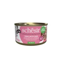 Karma dla kota SCHESIR tuńczyk szynka w galarecie 85g