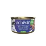 Karma dla kota SCHESIR tuńczyk wołowina w galarecie 85g