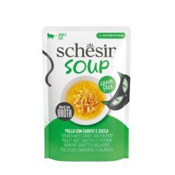 Karma dla kota SCHESIR zupa kurczak z dynią 40g