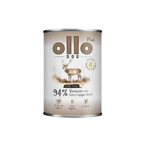 Karma dla psa OLLO Plus Kolagen jeleń 400g