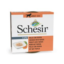 Karma dla psa SCHESIR kurczak papaja w galarecie 150g