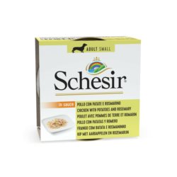 Karma dla psa SCHESIR kurczak ziemniaki rozmaryn w sosie 85g