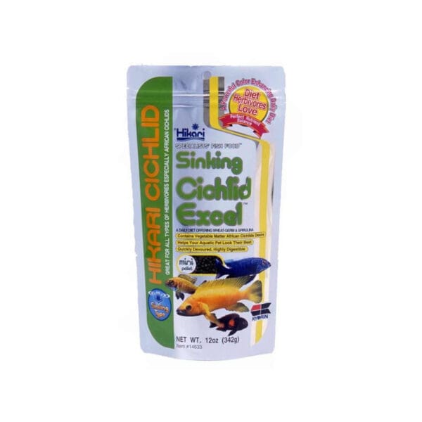 Pokarm dla ryb HIKARI cichlid excel mini sinking 342g Pokarm dla ryb HIKARI cichlid excel mini sinking 342g