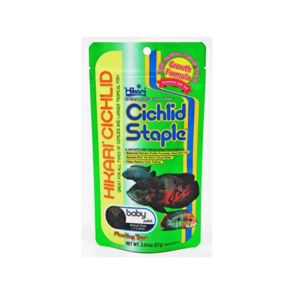 Pokarm dla ryb HIKARI cichlid staple baby 57g